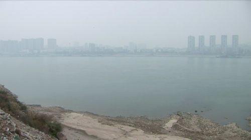 揚子江が流れる湖北省宜昌市