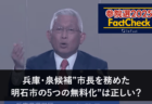【参院選25FactCheck】公明・斎藤代表「裏金議員は推薦していない」をファクトチェック