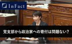 【政治とカネ】高市首相の党支部から政治家への寄付は問題ない？